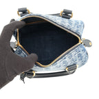 Dior Handbag Groove 20 Oblique Small Denim Leather 2-Way Shoulder Trotter — view 6