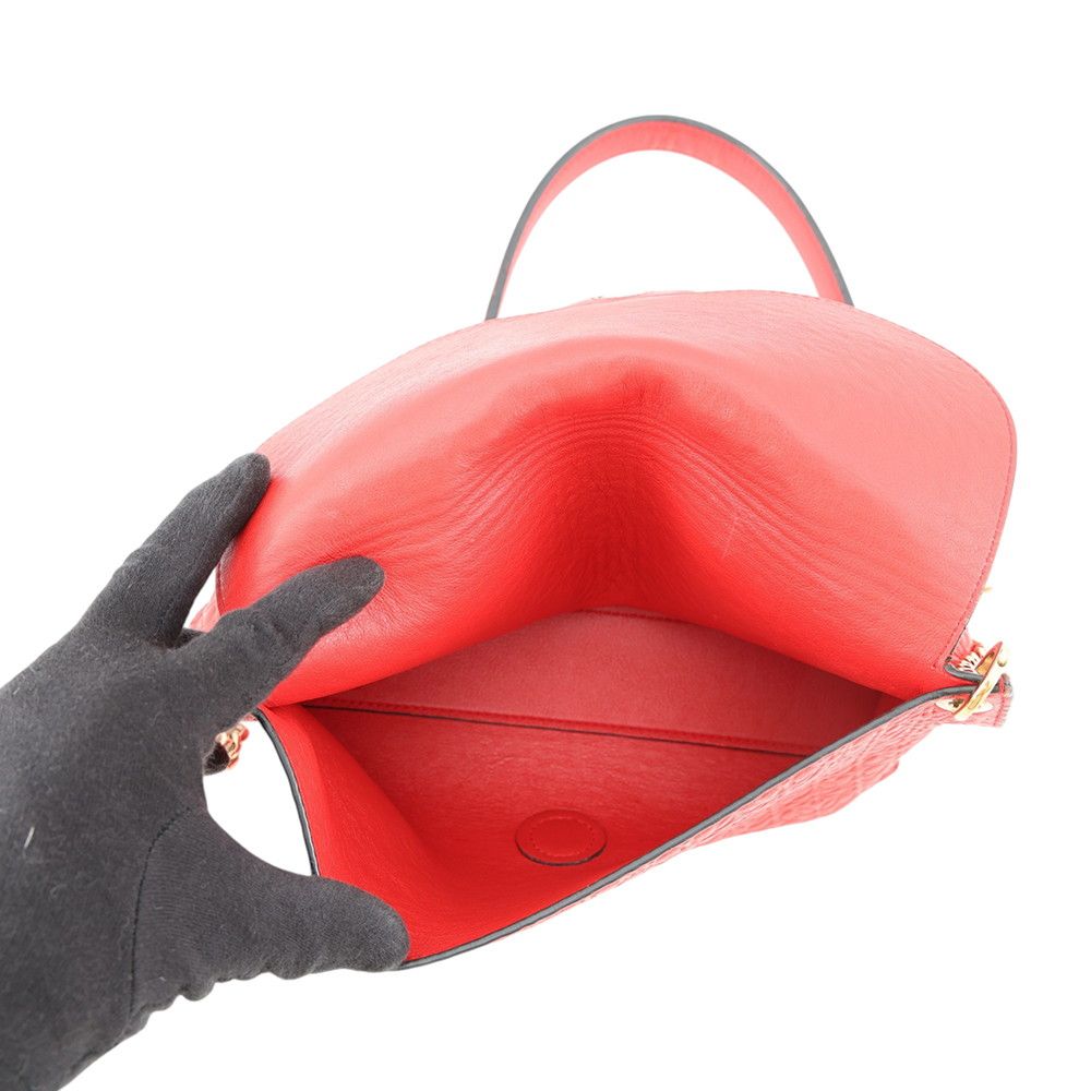Loewe Chain Shoulder Bag Avenue Anagram Leather — view 5