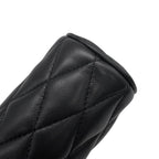 Saint Laurent Paris Chain Shoulder Bag Micro Saddle Tube Lambskin Aaaju Black — view 6