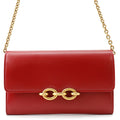 Saint Laurent Paris Chain Shoulder Wallet Maillon Calfskin