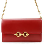 Saint Laurent Paris Chain Shoulder Wallet Maillon Calfskin