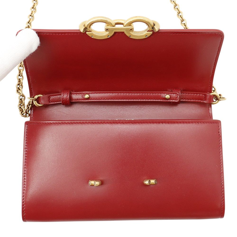 Saint Laurent Paris Chain Shoulder Wallet Maillon Calfskin — view 6