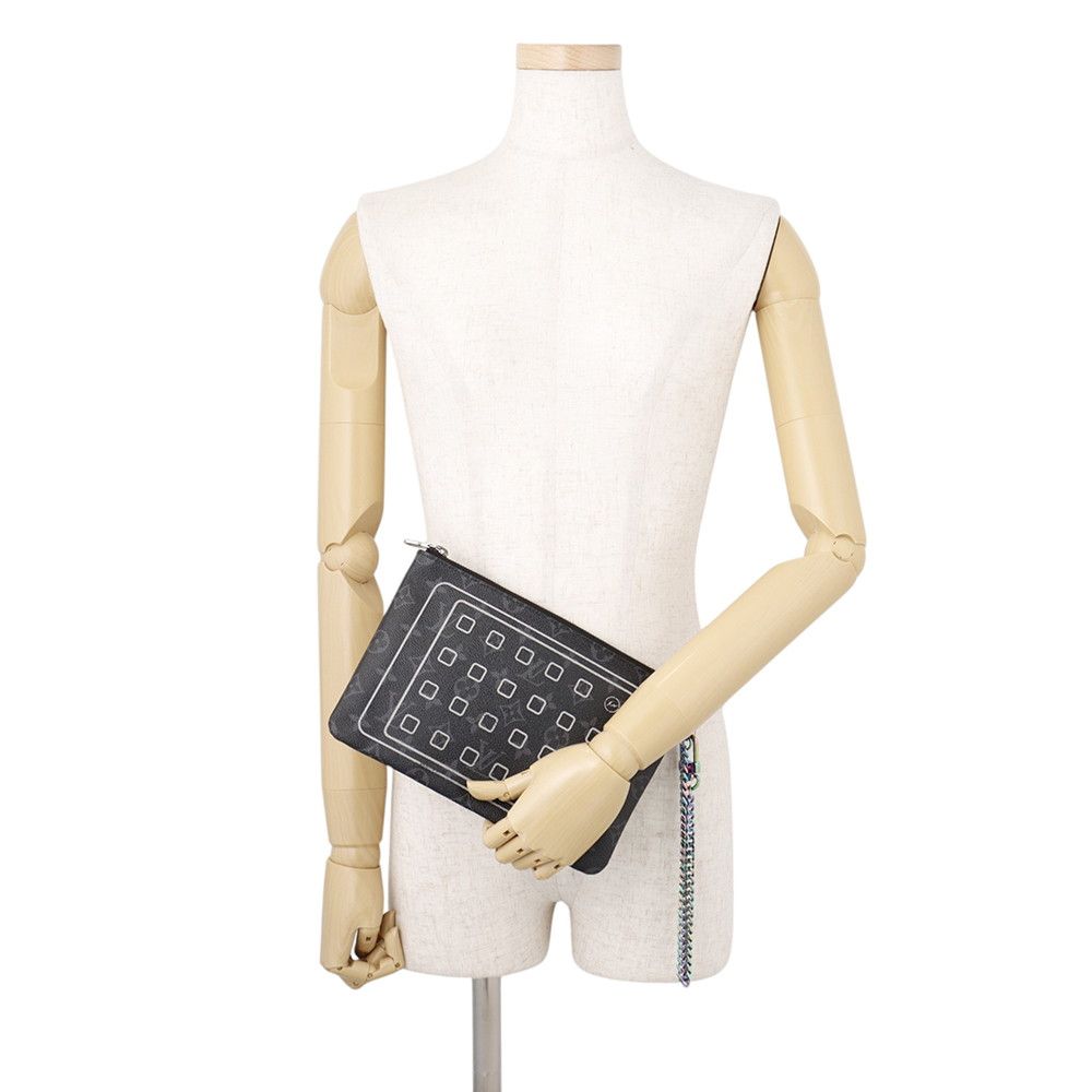 Louis Vuitton Clutch Monogram Eclipse iPad Pouch Case Fragment Hiroshi Fujiwara — view 4