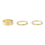 Dior Ring Code Set Triple Strand — view 3