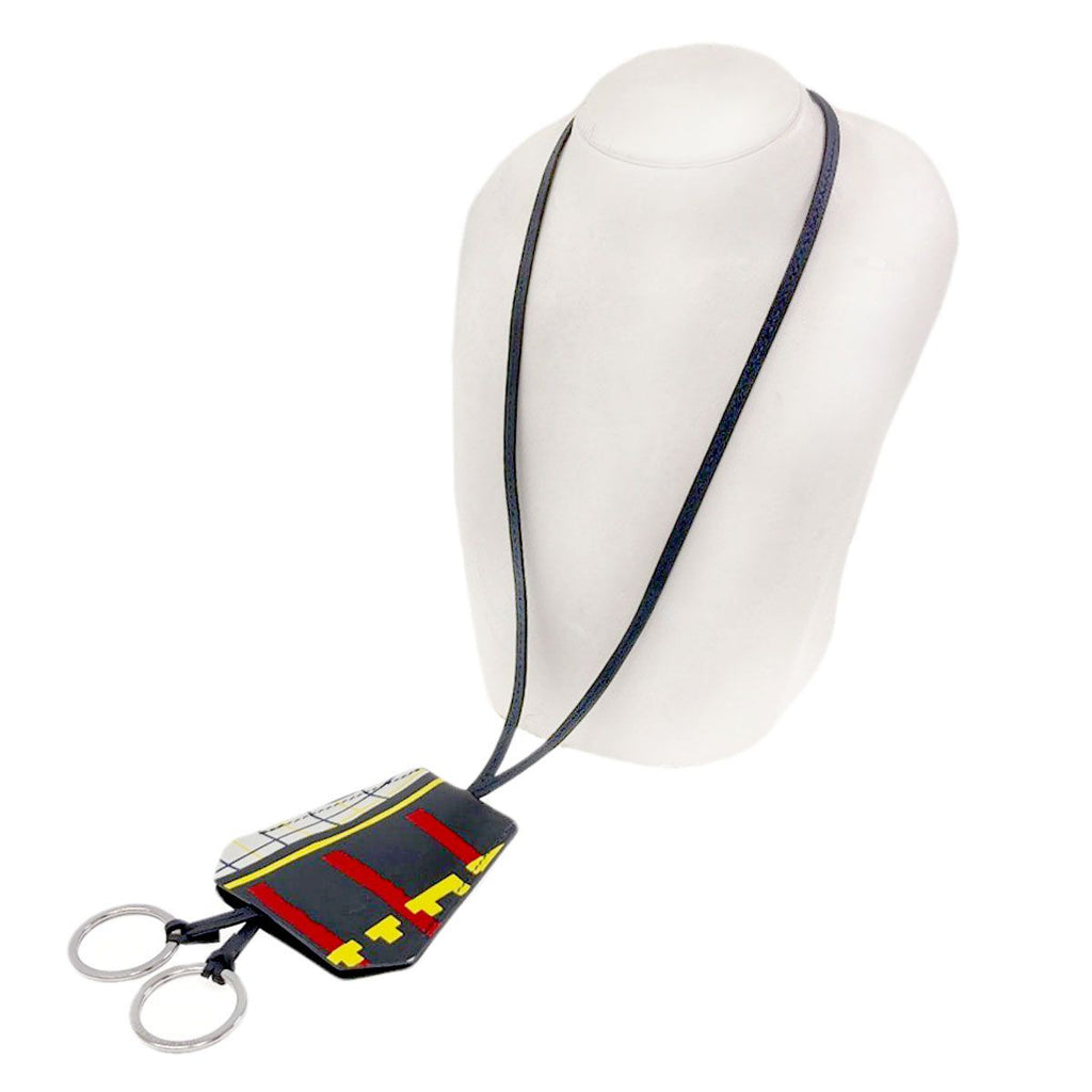 Hermes Clochette Necklace Leather — view 5