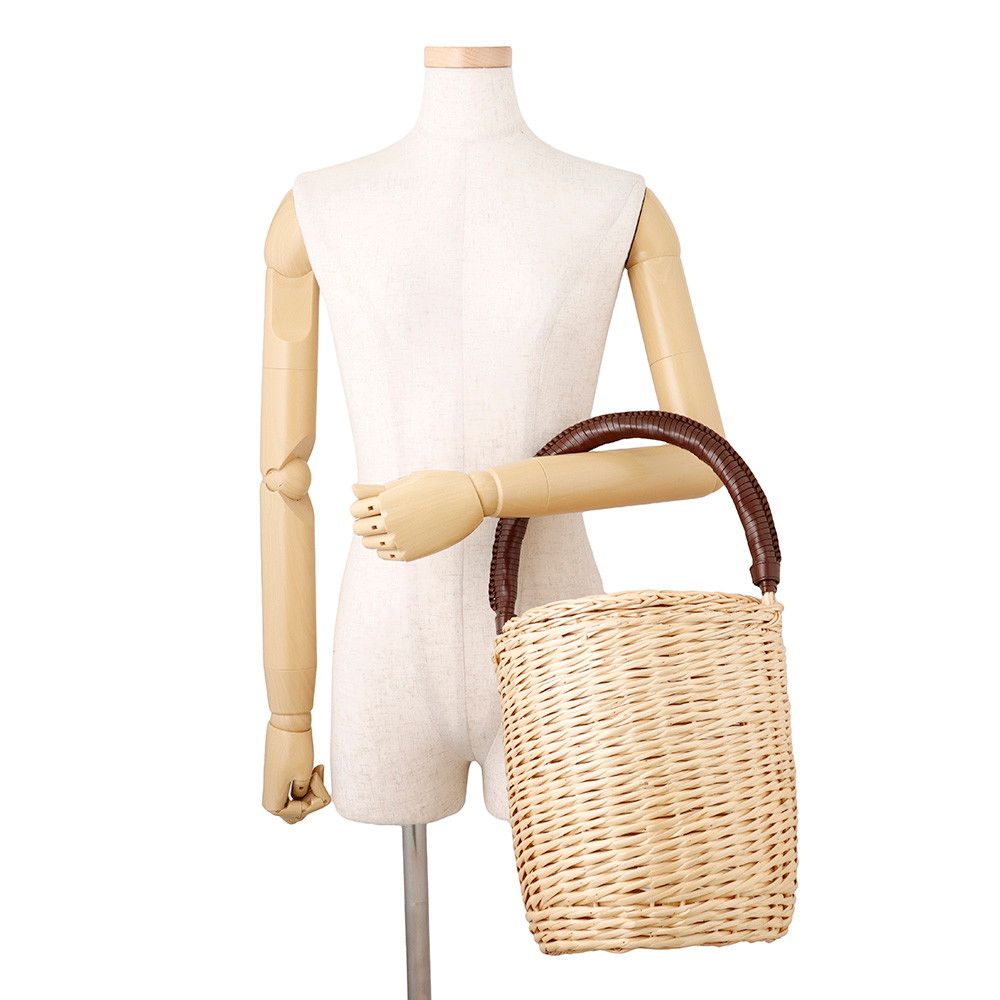 Celine Bucket Bag Raffia Basket — view 4
