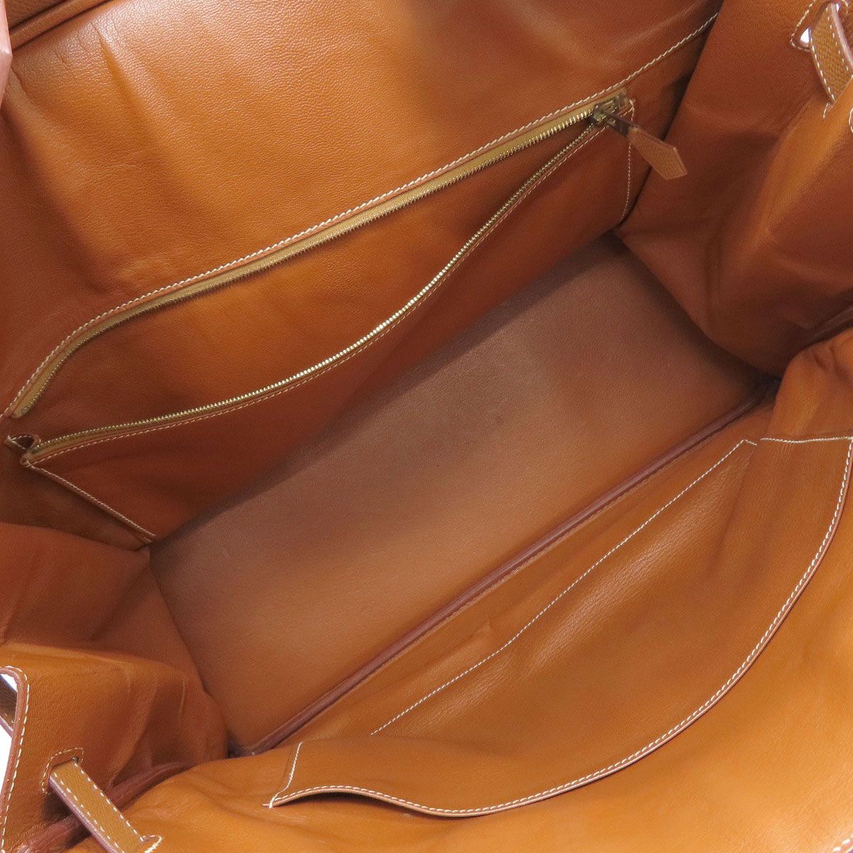 Hermes Birkin 40 Gold Handbag Courchevel — view 5