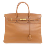 Hermes Birkin 40 Gold Handbag Courchevel