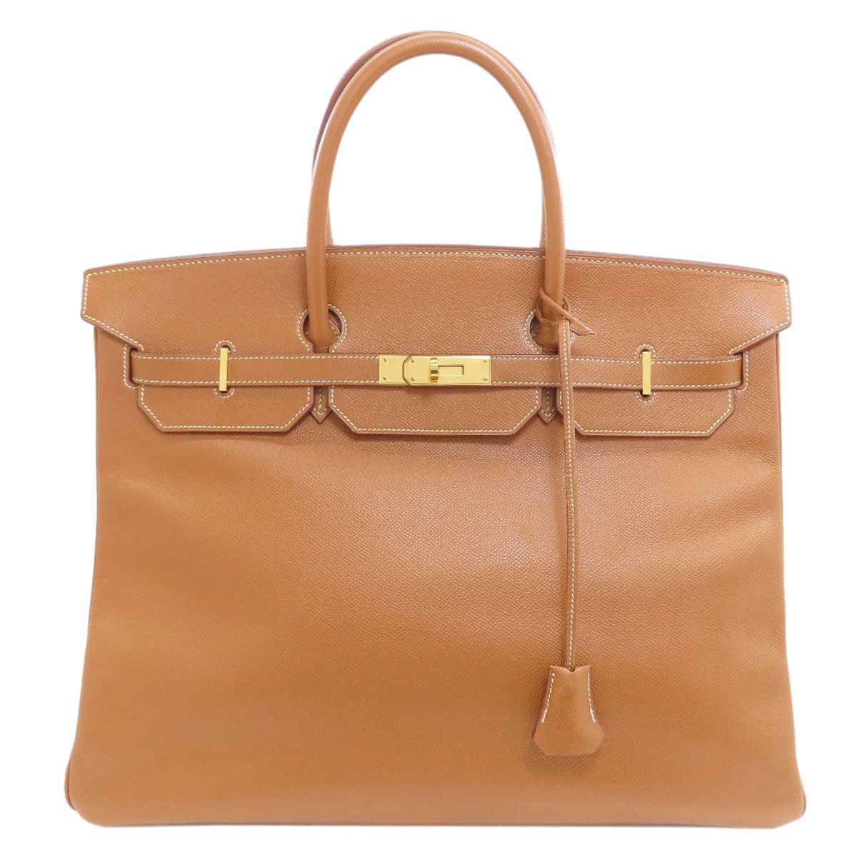 Hermes Birkin 40 Gold Handbag Courchevel