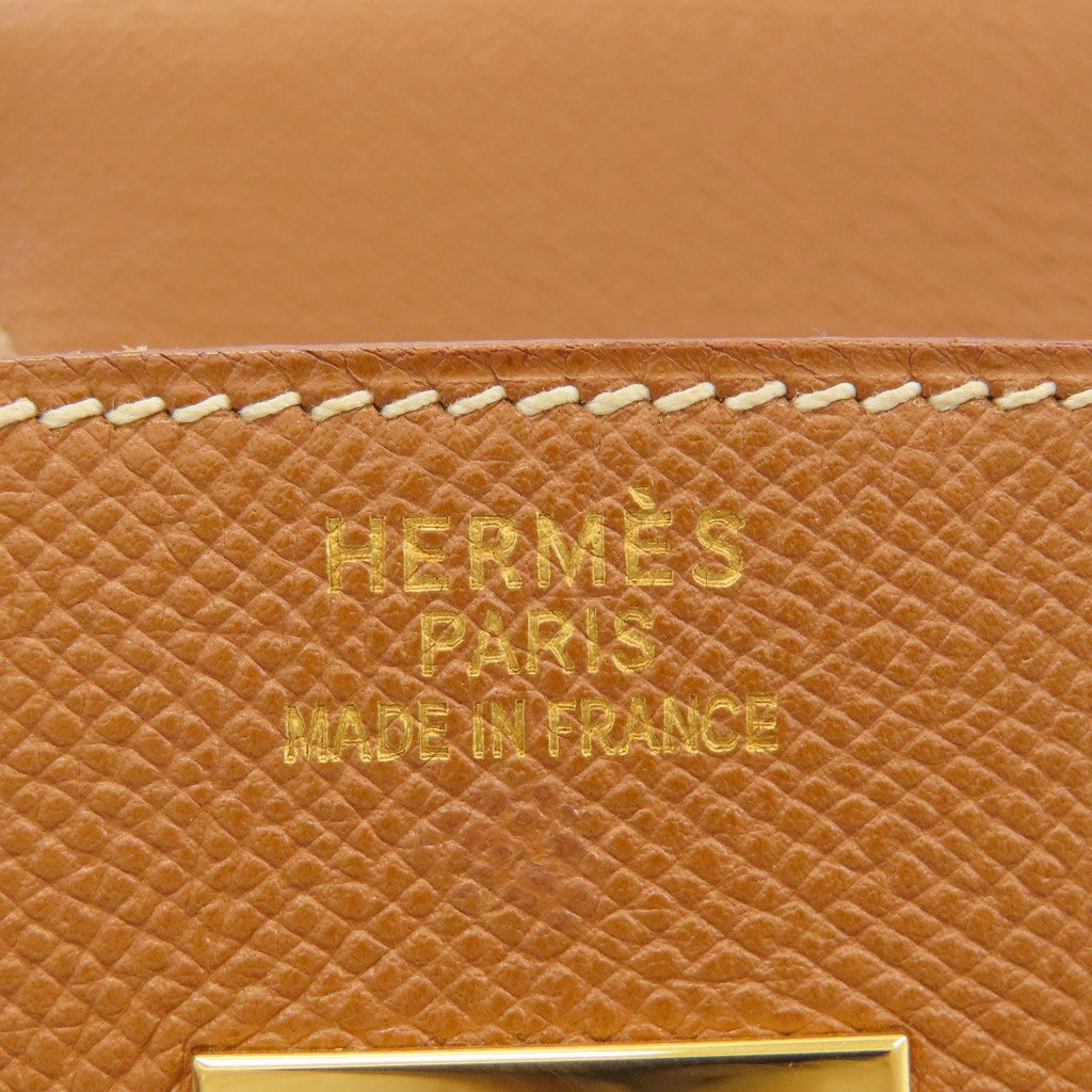 Hermes Birkin 40 Gold Handbag Courchevel — view 6