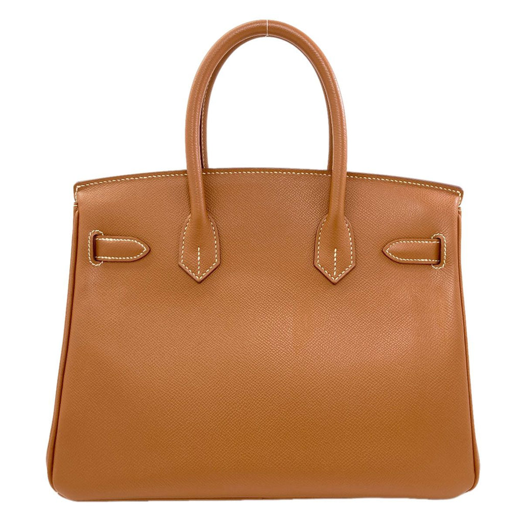 Hermes Birkin 30 Gold Silver Handbag Epsom — view 2