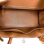 Hermes Birkin 30 Gold Silver Handbag Epsom — view 5