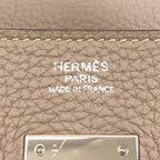Hermes Birkin 30 Silver Handbag Togo — view 6