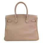 Hermes Birkin 30 Silver Handbag Togo — view 2