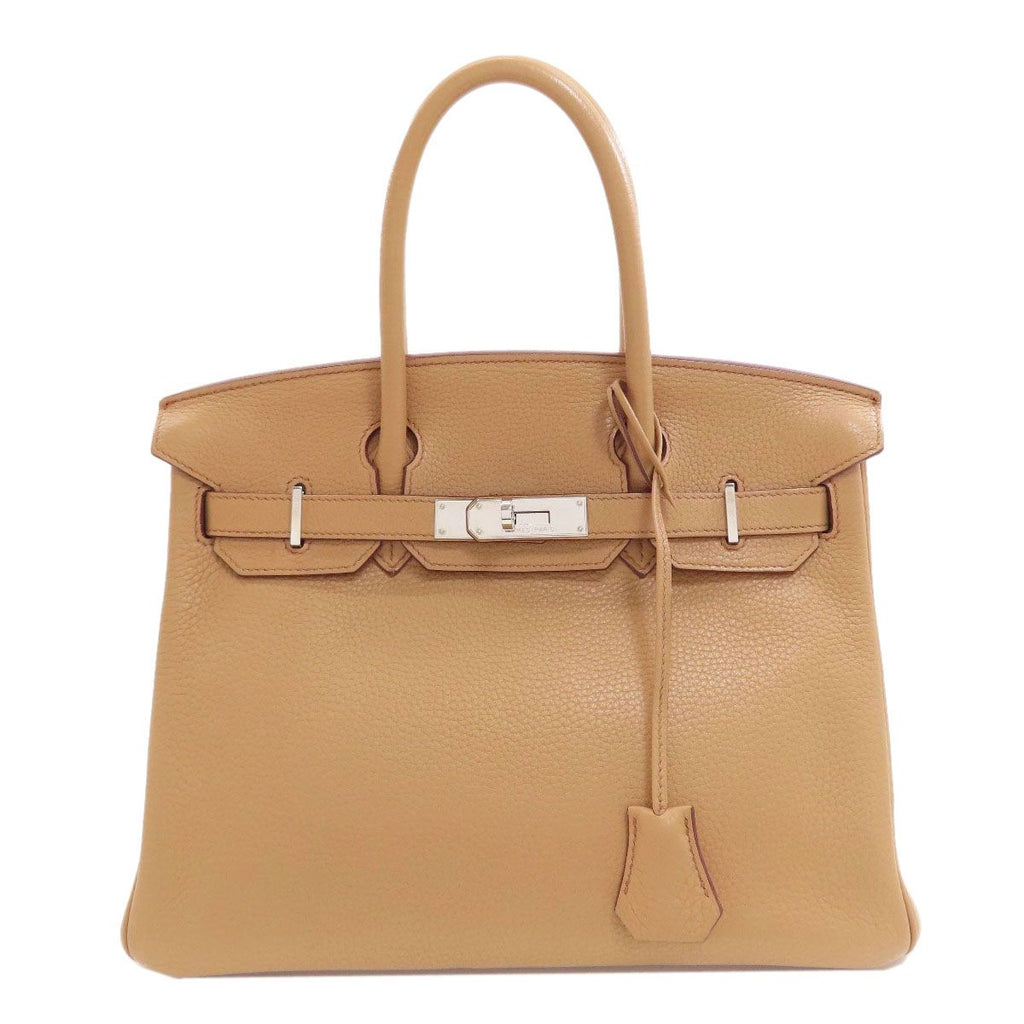 Hermes Birkin 30 Silver Handbag Togo