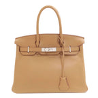 Hermes Birkin 30 Silver Handbag Togo