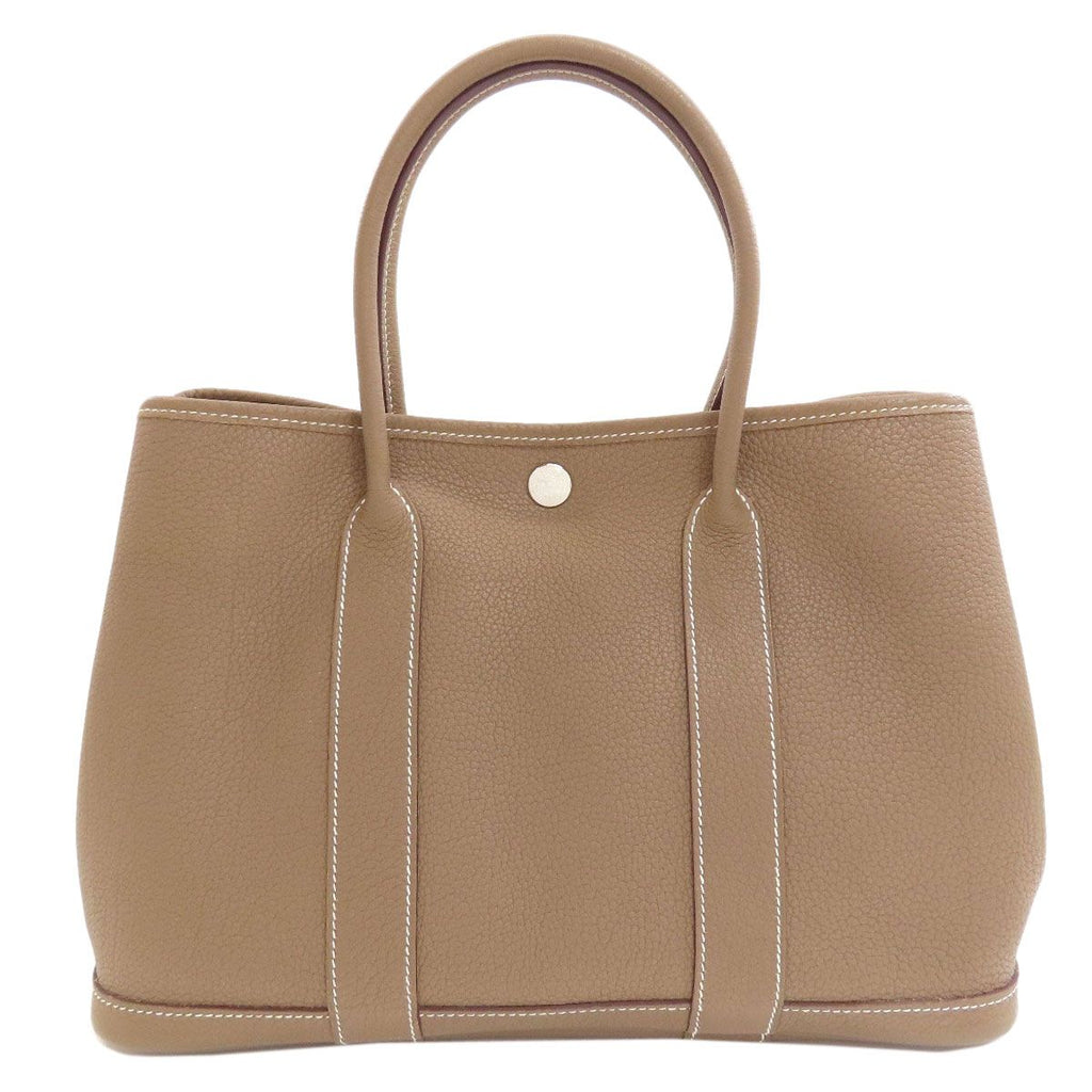Hermes Garden Party TPM Silver Handbag