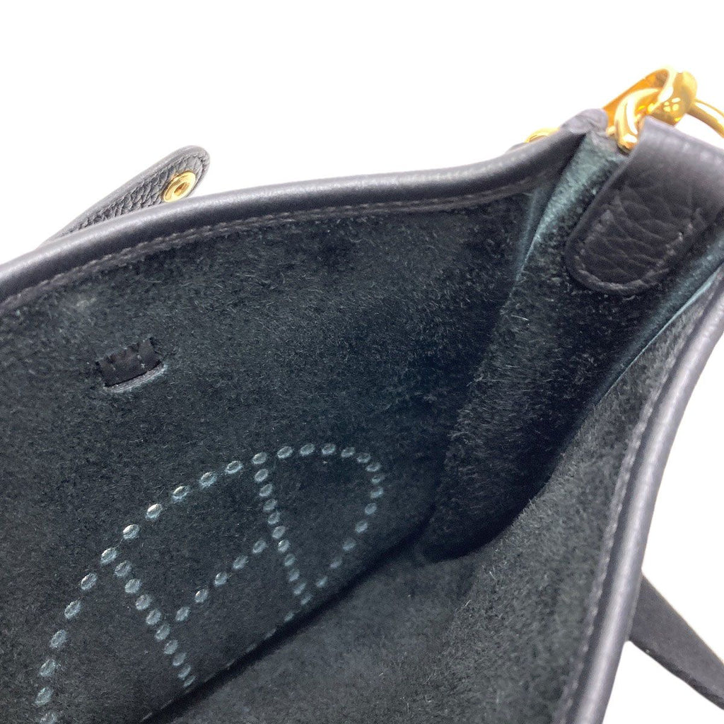 Hermes Evelyne TPM Gold Shoulder Bag Taurillon Clemence — view 8