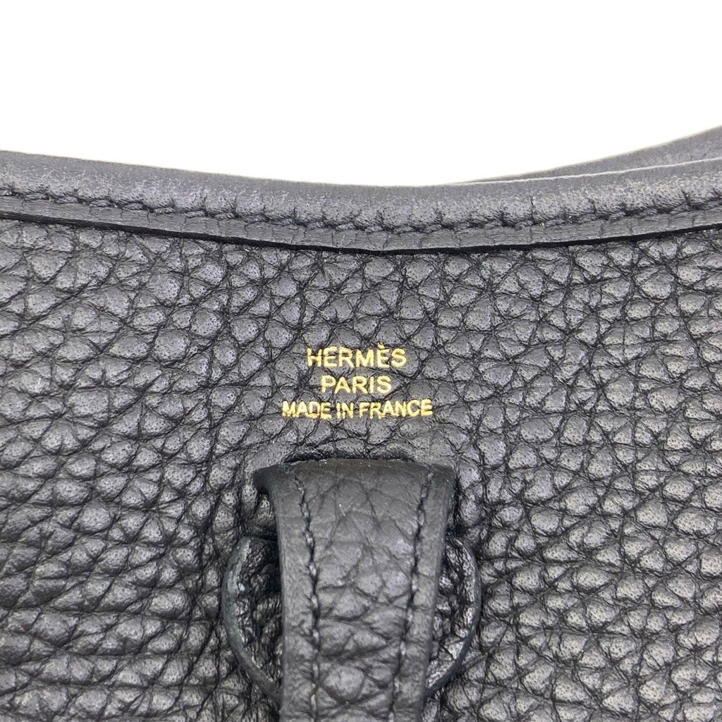 Hermes Evelyne TPM Gold Shoulder Bag Taurillon Clemence — view 6