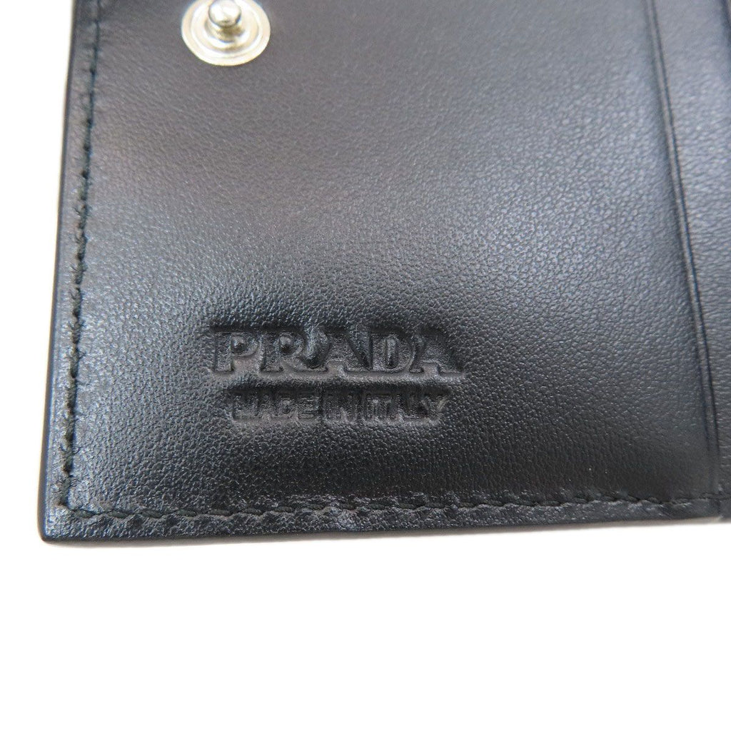 Prada Embossed Bi Foldwallet Leather Wallet — view 7