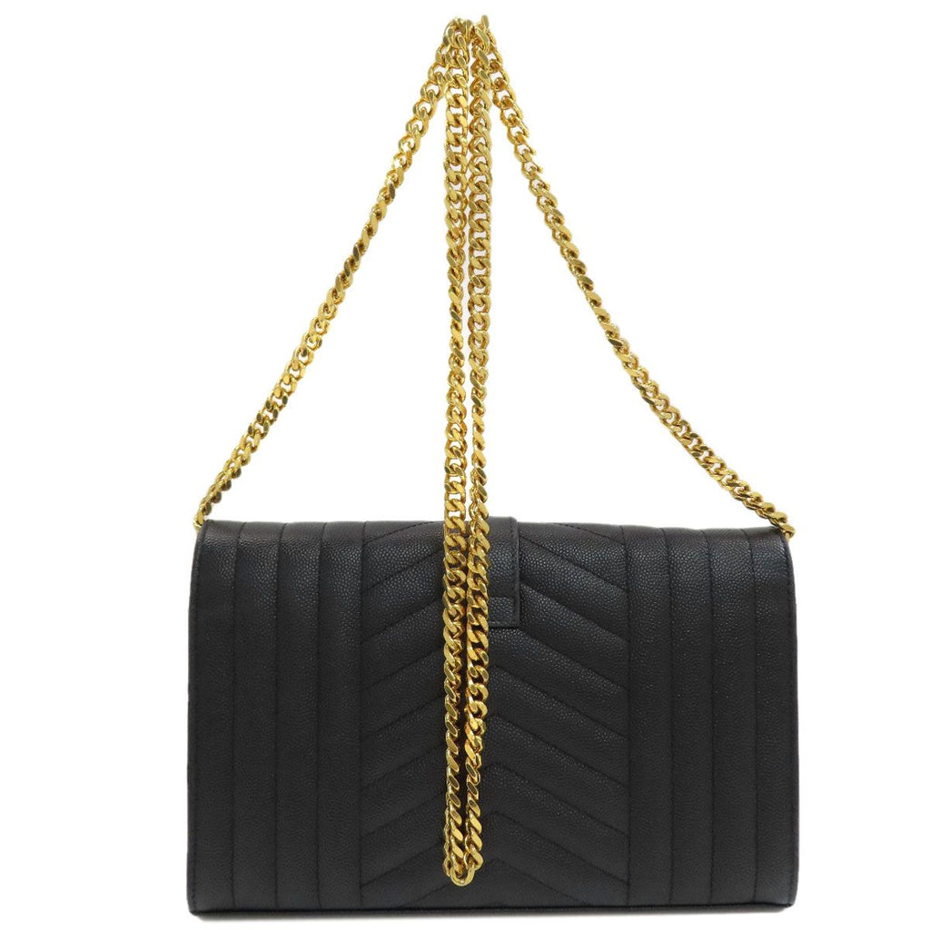 Saint Laurent Eve Chain Wallet Enverop Shoulder Calf — view 2