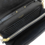Saint Laurent Eve Chain Wallet Enverop Shoulder Calf — view 6