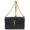 Saint Laurent Eve Chain Wallet Enverop Shoulder Calf