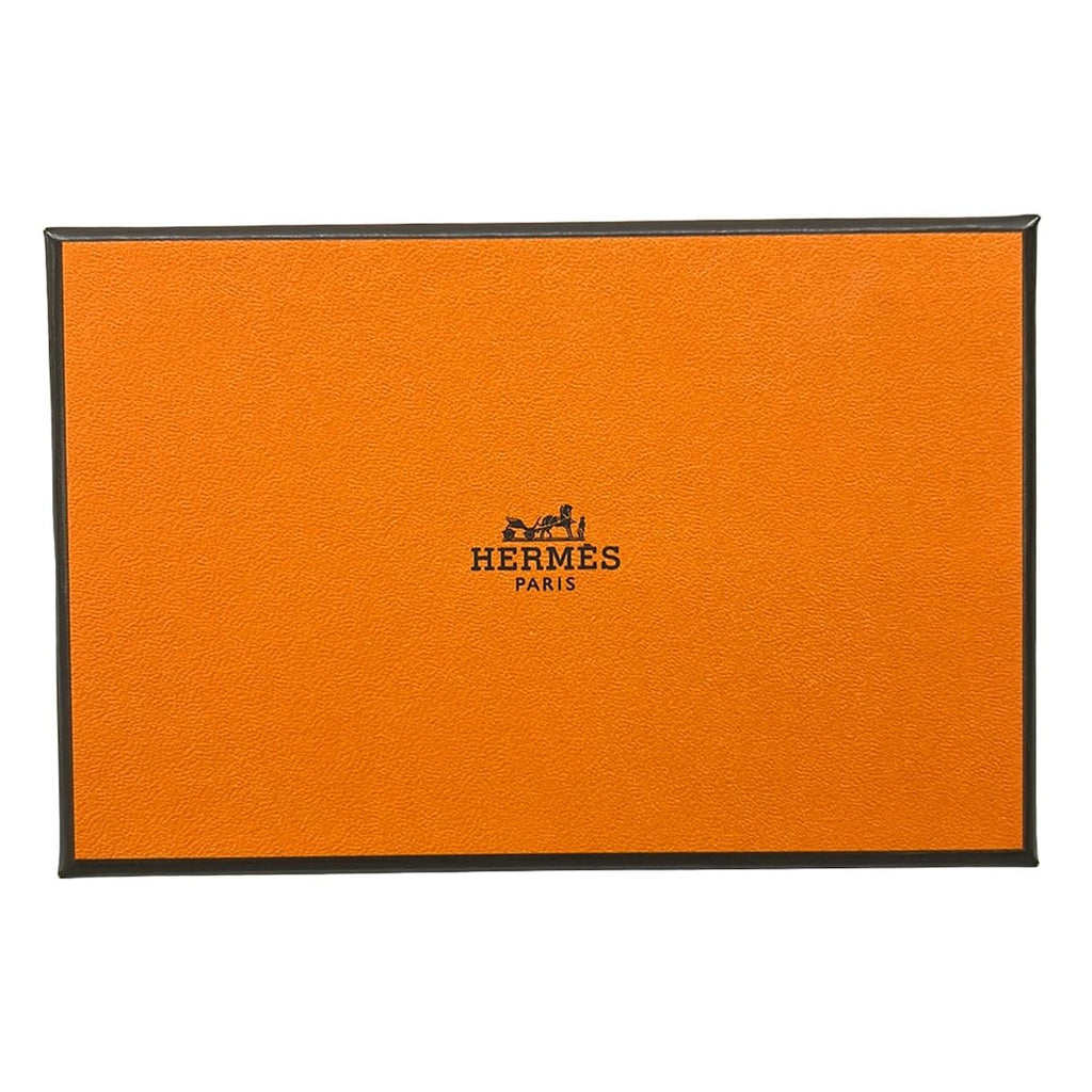 Hermes Coin Case Calvi Duo Vert Cricket — view 6