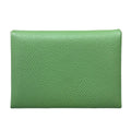 Hermes Coin Case Calvi Duo Vert Cricket