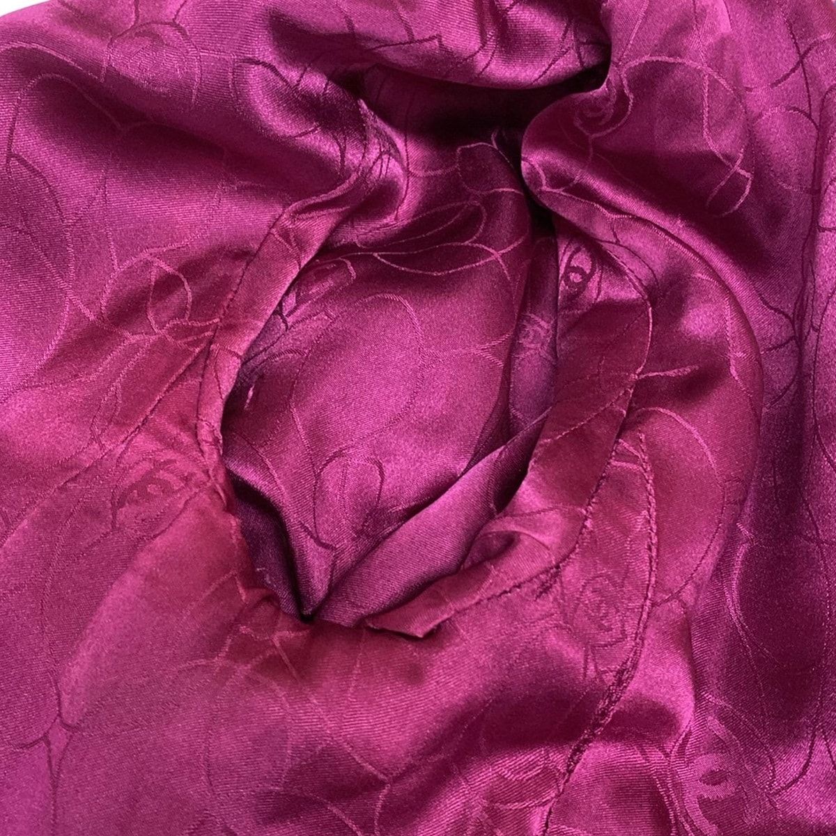 Chanel Jacket 36 S Purple Tweed Sequin Border Coco Button Cotton — view 8