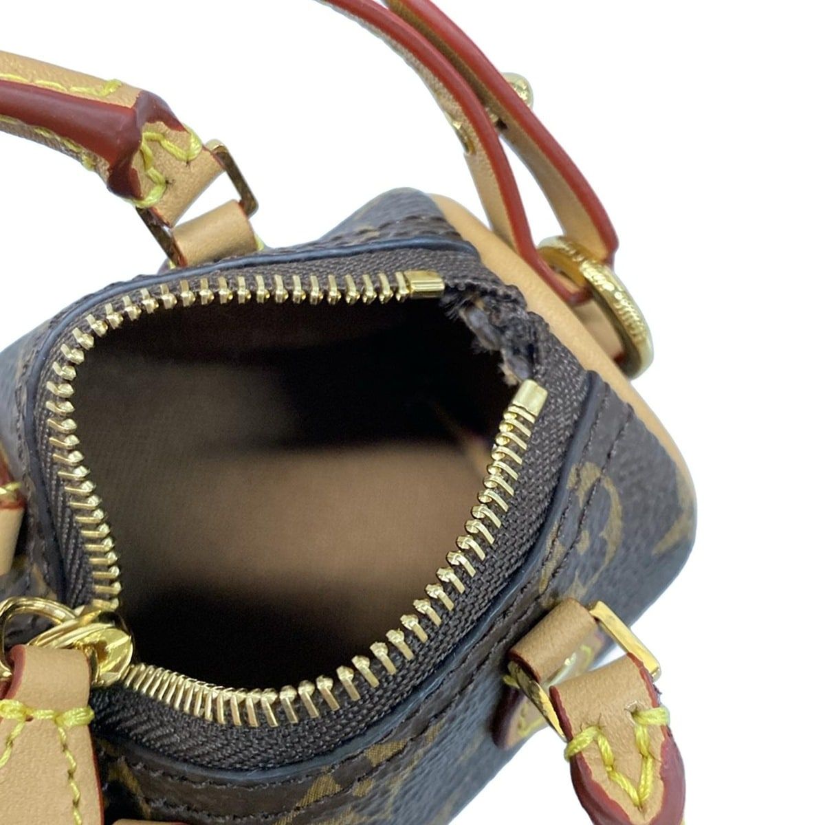 Louis Vuitton Key Holder Monogram Bijou Sac Micro Speedy Leather Cowhide — view 5