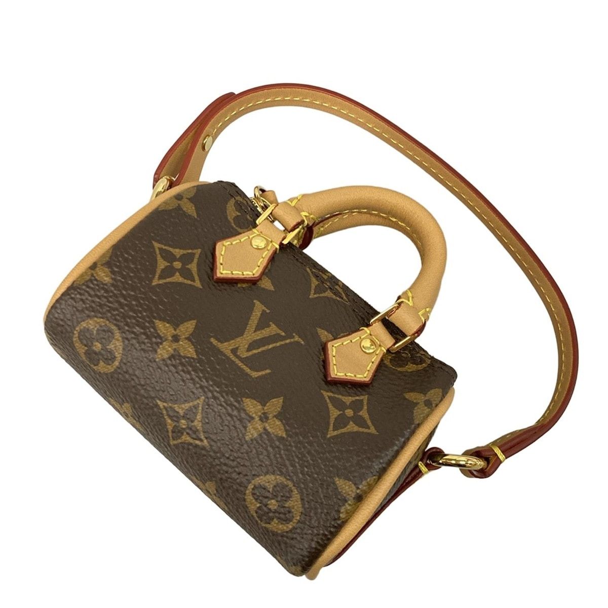 Louis Vuitton Key Holder Monogram Bijou Sac Micro Speedy Leather Cowhide