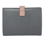 Celine 2 Folding Wallet Grey Light Pink Leather — view 2