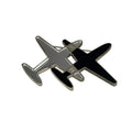 Chanel Brooch Silver Airplane