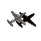 Chanel Brooch Silver Airplane