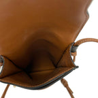 Celine Shoulder Bag Triomphe Phone Pouch Tan Smartphone Pochette — view 7