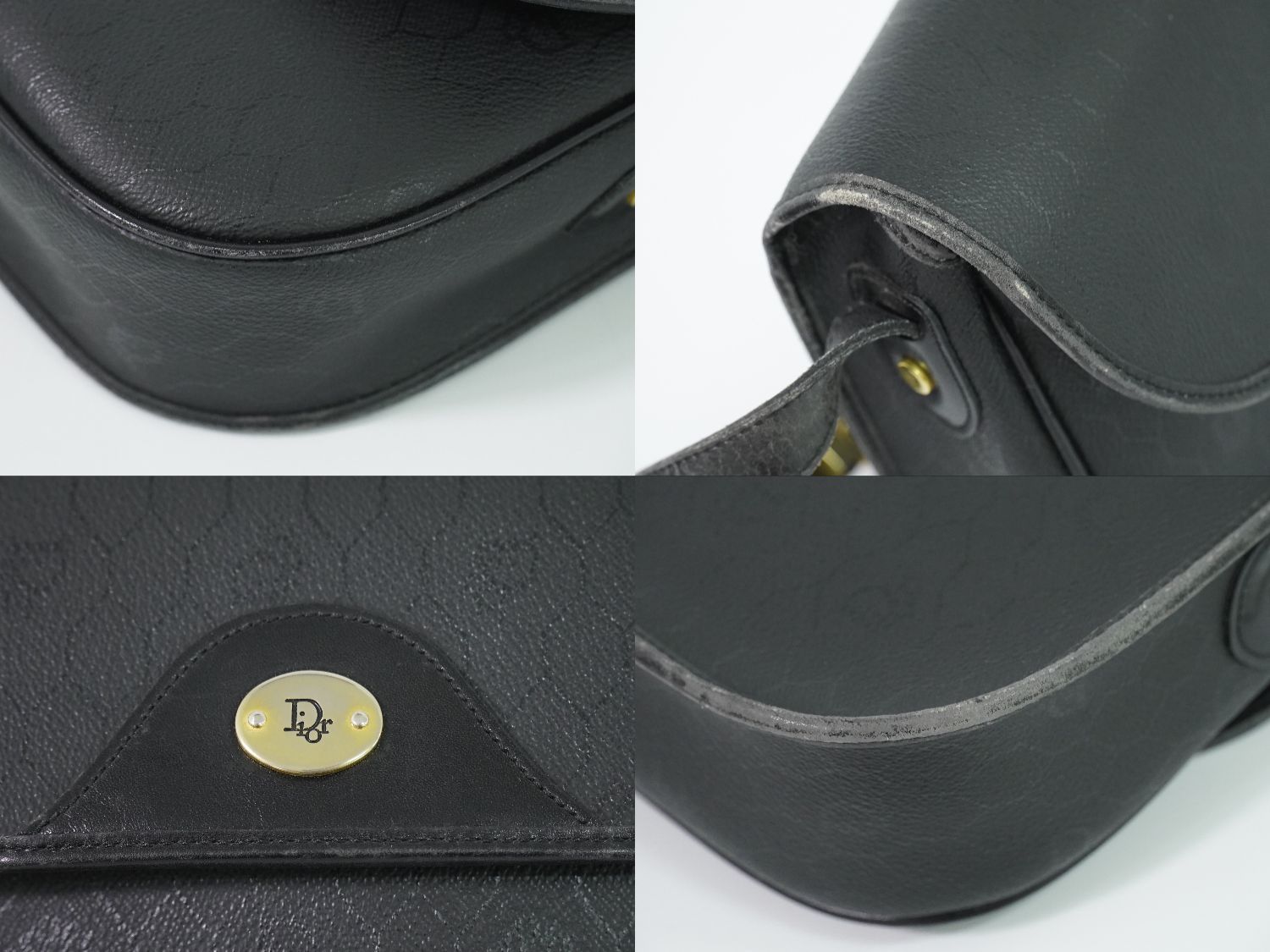 Dior Shoulder Bag Pochette Black Second — view 7