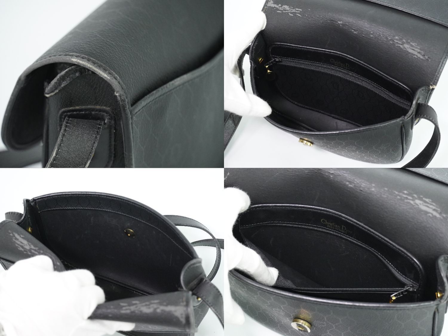 Dior Shoulder Bag Pochette Black Second — view 8