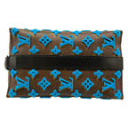 Louis Vuitton Shoulder Bag Monogram Tufting Triangle Messenger Turquoise — view 5