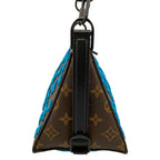 Louis Vuitton Shoulder Bag Monogram Tufting Triangle Messenger Turquoise — view 2