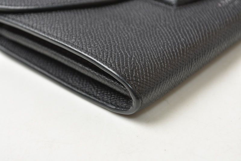 Celine Bi Foldwallet Trotter Flap Multi Black Leather — view 3