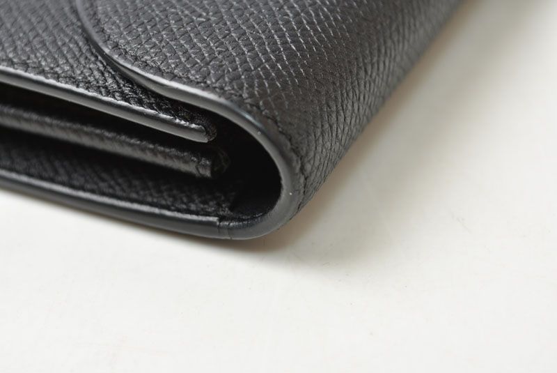 Celine Bi Foldwallet Trotter Flap Multi Black Leather — view 4