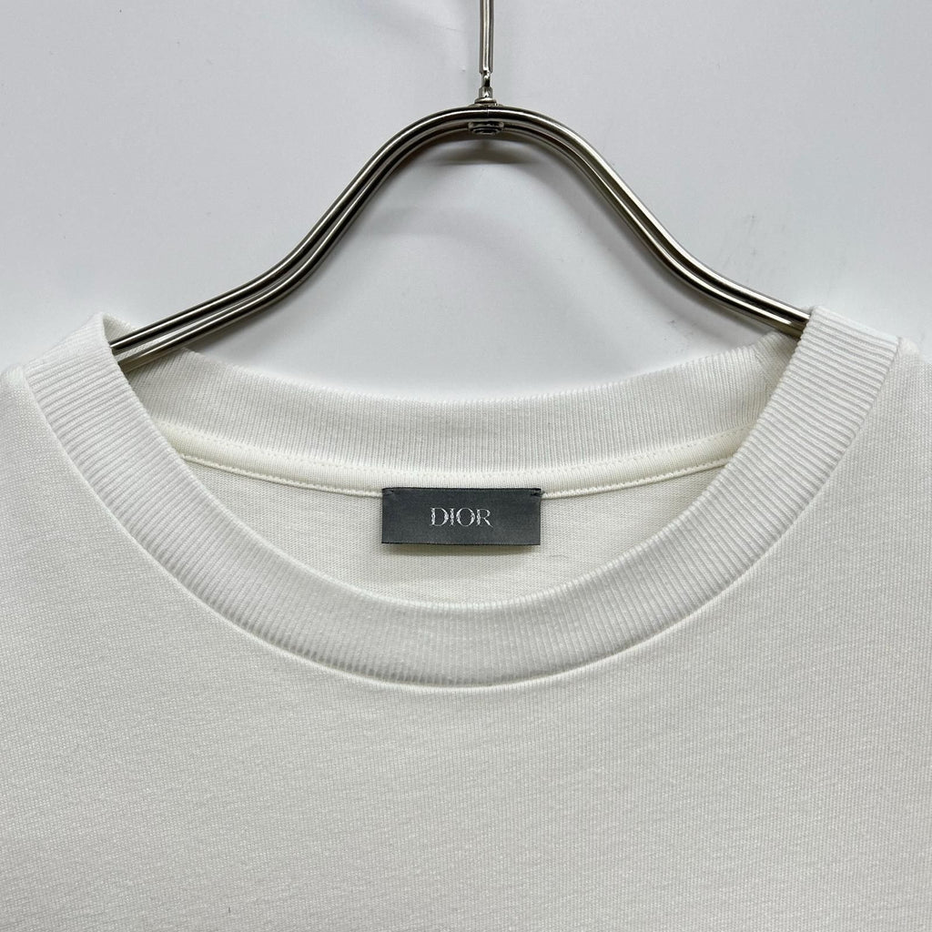 Dior White Print T-Shirt — view 6