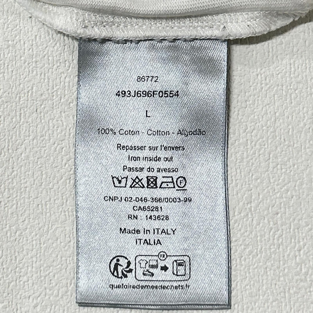 Dior White Print T-Shirt — view 4