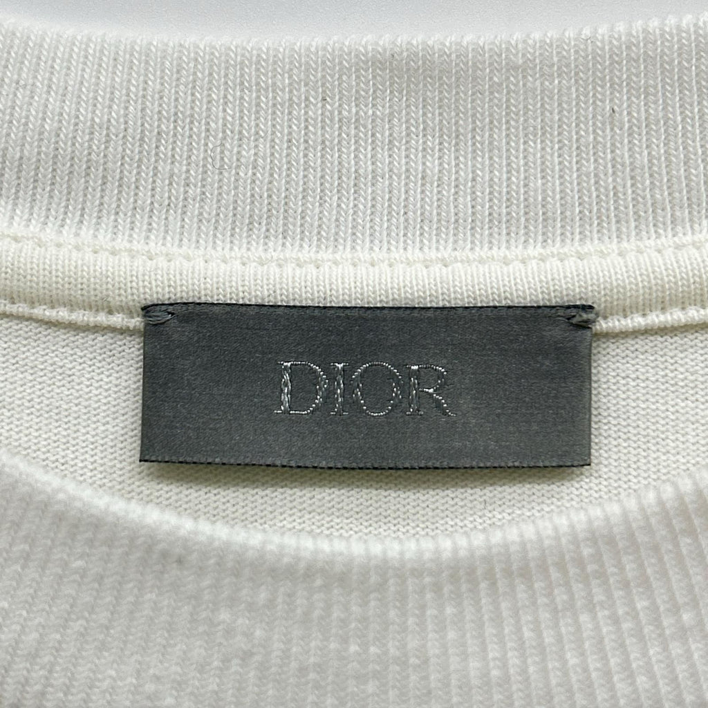 Dior White Print T-Shirt — view 3