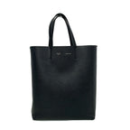 Celine Tote Vertical Cabas Mall Black Leather