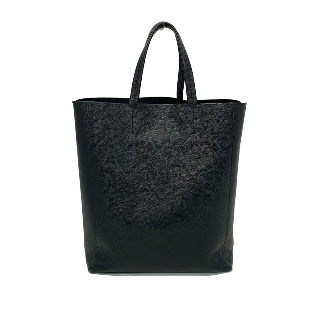 Celine Tote Vertical Cabas Mall Black Leather — view 3
