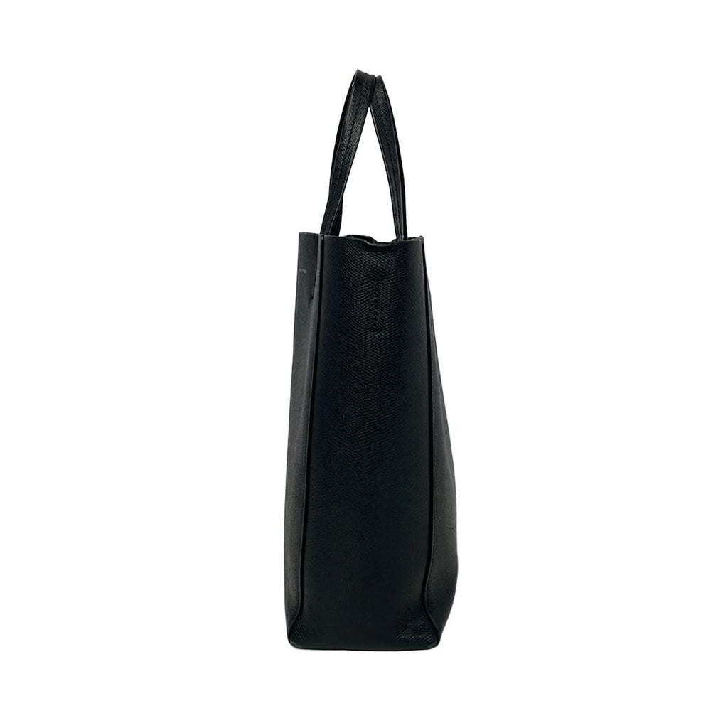 Celine Tote Vertical Cabas Mall Black Leather — view 4