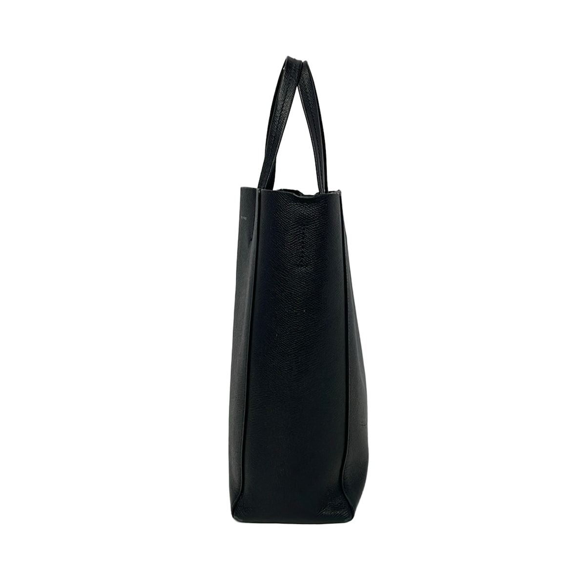Celine Tote Vertical Cabas Mall Black Leather — view 4