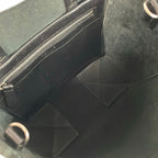 Celine Tote Vertical Cabas Mall Black Leather — view 7